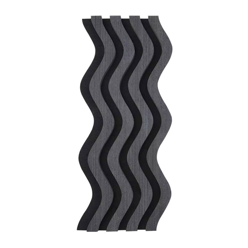 Panneaux muraux acoustiques ondulés 3D