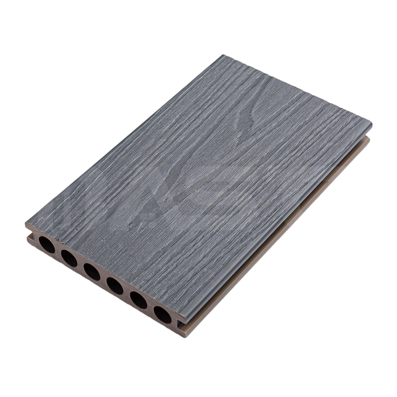 Planche de terrasse composite co-extrusion anticorrosion et antiparasitaire 140 mm x 23 mm