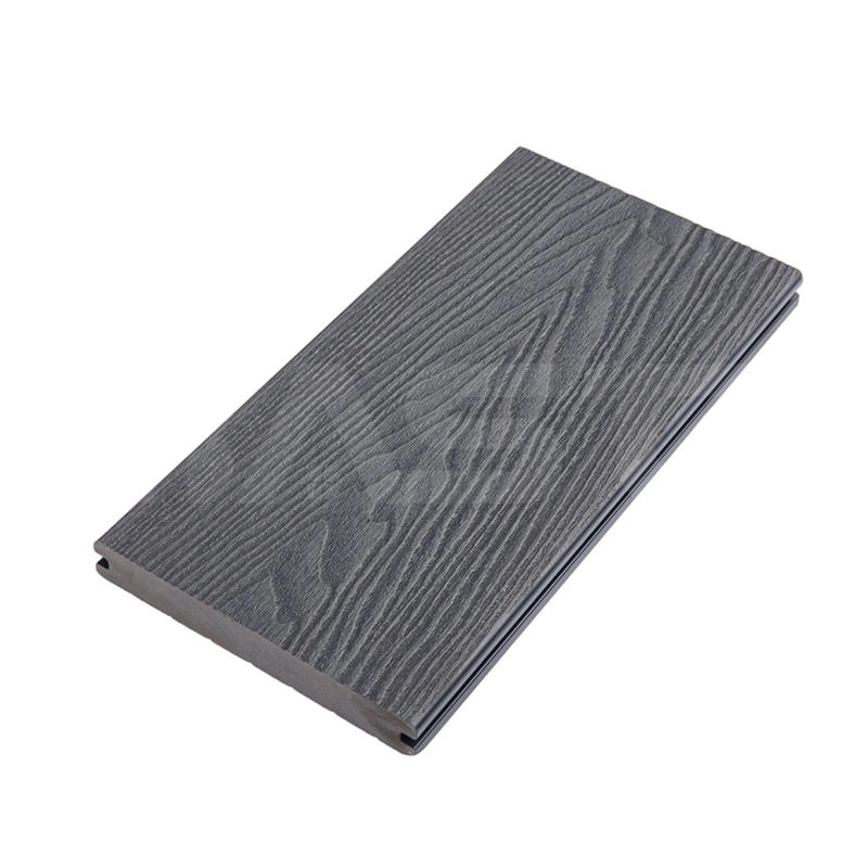 Panneau solide de terrasse composite en relief profond 150 mm x 20 mm
