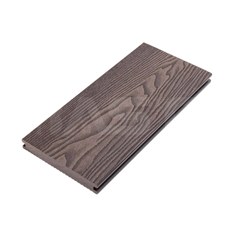 Panneau solide de terrasse composite en relief profond 140 mm x 23 mm